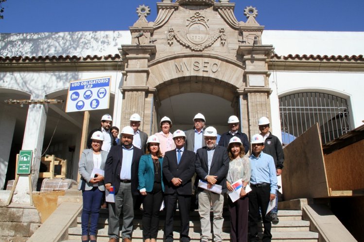 CONSTATAN AVANCE DE OBRAS DE REMODELACIÓN DEL MUSEO ARQUEOLÓGICO DE LA SERENA