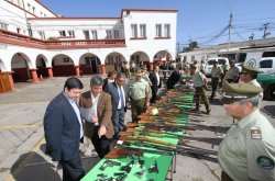 GOBIERNO Y CARABINEROS REALIZAN LLAMADO PARA SEGUIR LA ENTREGA CONFIDENCIAL DE ARMAS