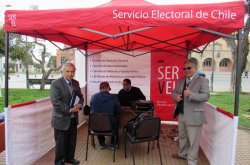 SERVICIO ELECTORAL ACERCA LOS TRÁMITES A LA COMUNIDAD