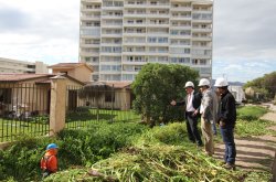 GOBIERNO TRABAJA EN PUNTOS CRÍTICOS E INTENSIFICA LABORES DE LIMPIEZA DE SUMIDEROS PARA AGUAS LLUVIA