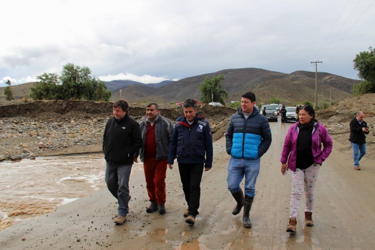 GOBIERNO LEVANTA EN TERRENO LOS PROYECTOS DE EMERGENCIA MÁS URGENTES PARA PUNITAQUI Y COMBARBALÁ