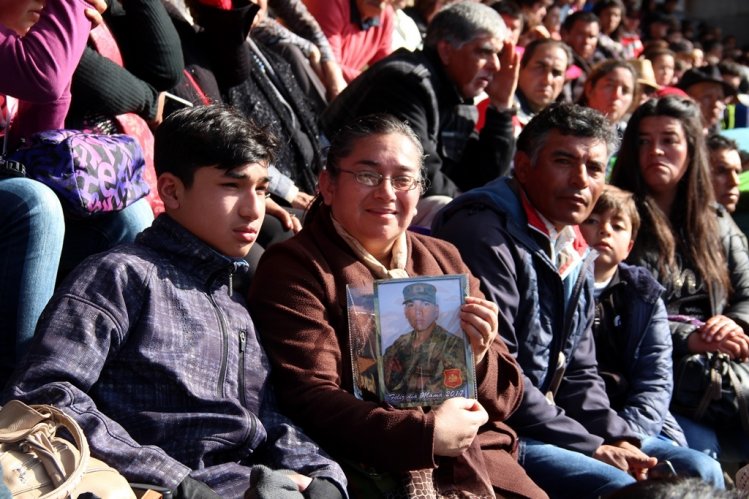 SOLDADOS DEL REGIMIENTO COQUIMBO REALIZAN SOLEMNE JURAMENTO A LA BANDERA