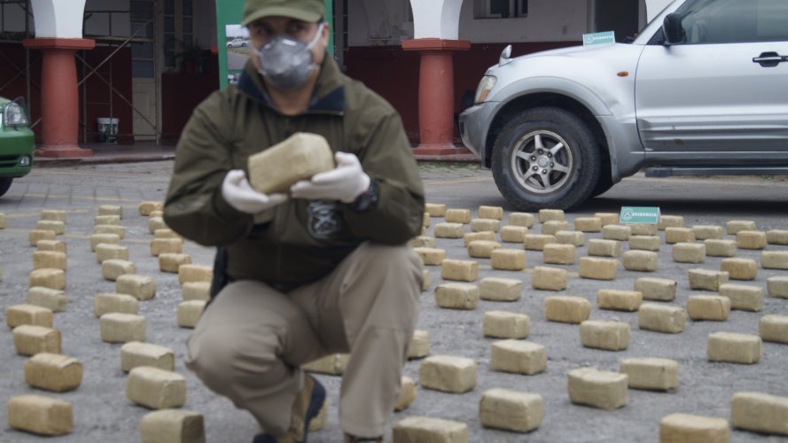 306 KILOS DE COCAÍNA FUERON DECOMISADOS POR EL OS-7 DE CARABINEROS