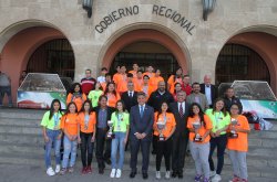 CAMPEONES NACIONALES DE PESAS RECIBIDOS POR EL GOBIERNO REGIONAL