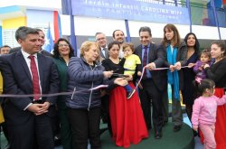 PRESIDENTA BACHELET ENTREGA A LA COMUNIDAD NUEVO JARDÍN INFANTIL EN LA PAMPILLA