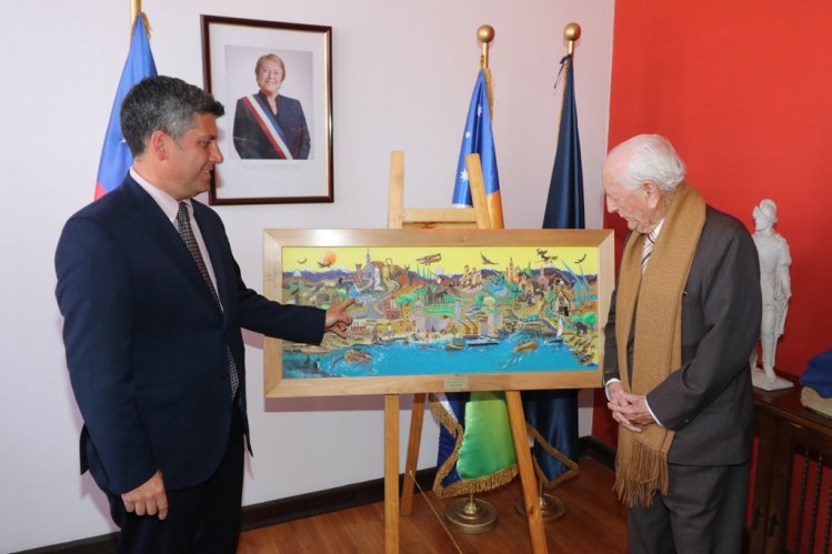 GOBIERNO RINDE DOBLE HOMENAJE A EX INTENDENTE RENÁN FUENTEALBA