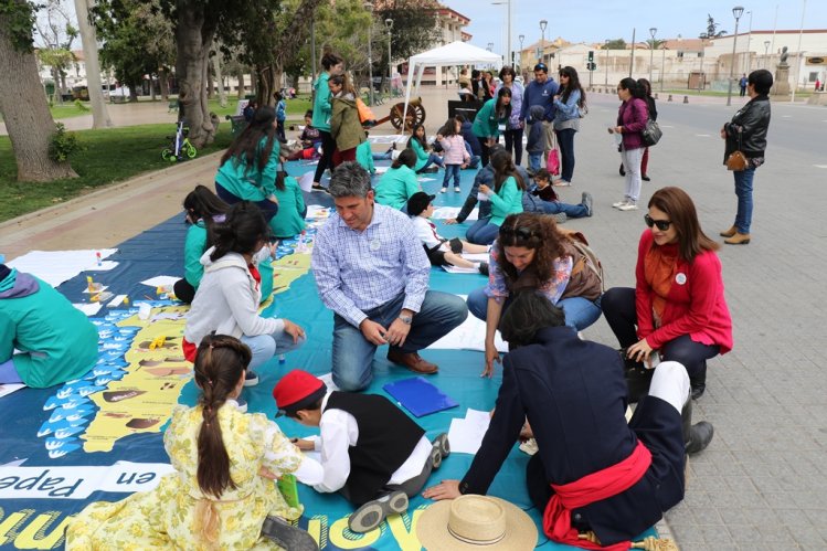 NIÑOS Y NIÑAS DE LA REGIÓN CELEBRARON SU DÍA DEL PATRIMONIO “MONUMENTEANDO CHILE EN PAPEL”