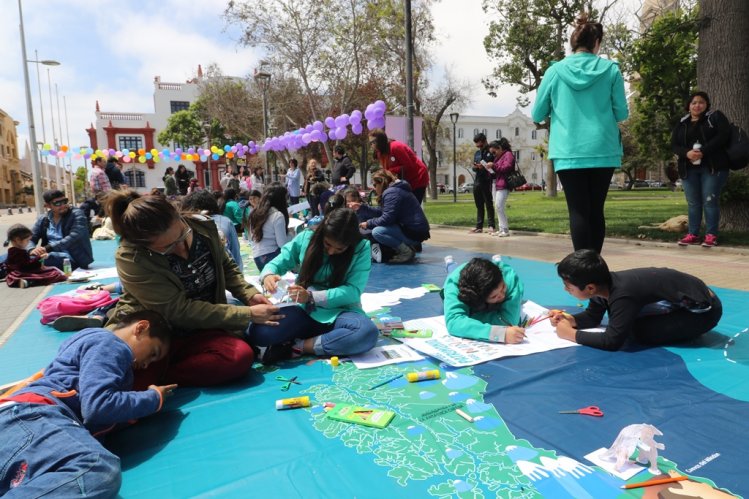 NIÑOS Y NIÑAS DE LA REGIÓN CELEBRARON SU DÍA DEL PATRIMONIO “MONUMENTEANDO CHILE EN PAPEL”