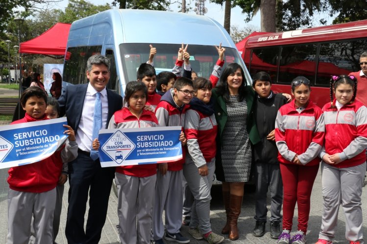 GOBIERNO SUMARÁ 8 NUEVOS SERVICIOS DE TRANSPORTE GRATUITO PARA ESCOLARES EN LA REGIÓN