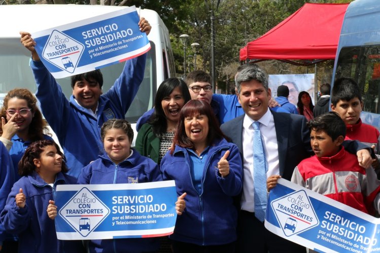 GOBIERNO SUMARÁ 8 NUEVOS SERVICIOS DE TRANSPORTE GRATUITO PARA ESCOLARES EN LA REGIÓN