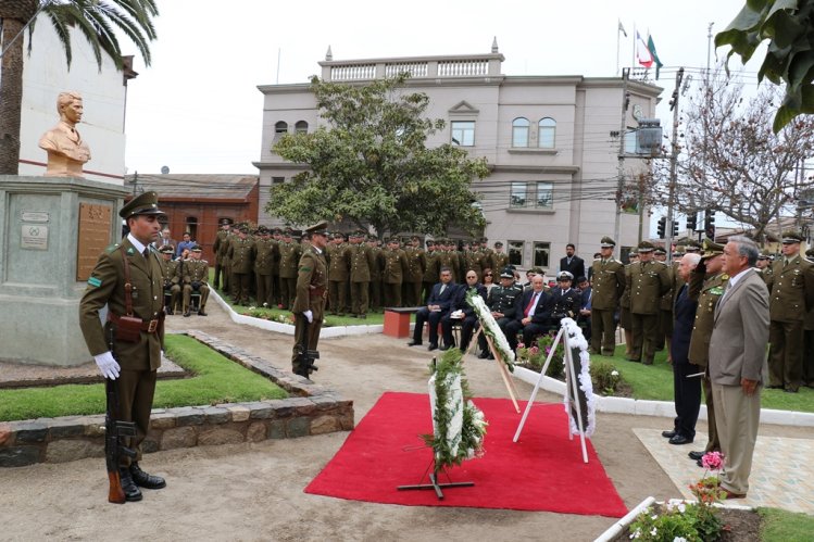 SENTIDO HOMENAJE DE CARABINEROS EN EL 52º ANIVERSARIO DE MUERTE DEL TENIENTE MERINO