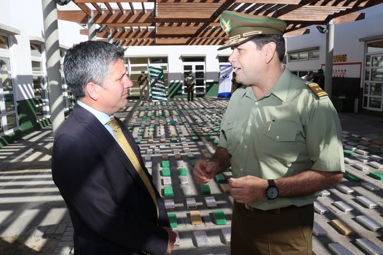 CARABINEROS DECOMISA MÁS DE MEDIA TONELADA DE DROGA LUEGO DE INTENSO OPERATIVO