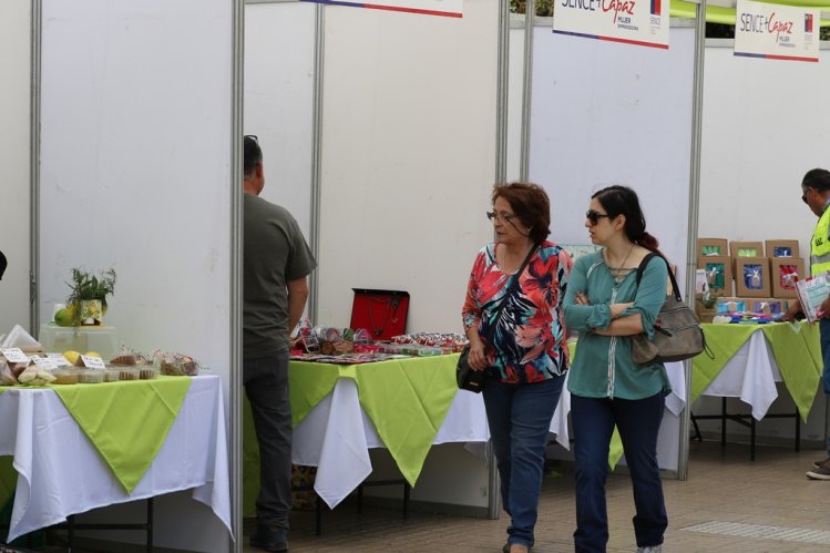 EMPRENDEDORAS EXHIBEN SUS PRODUCTOS A LA COMUNIDAD TRAS CAPACITARSE CON SENCE