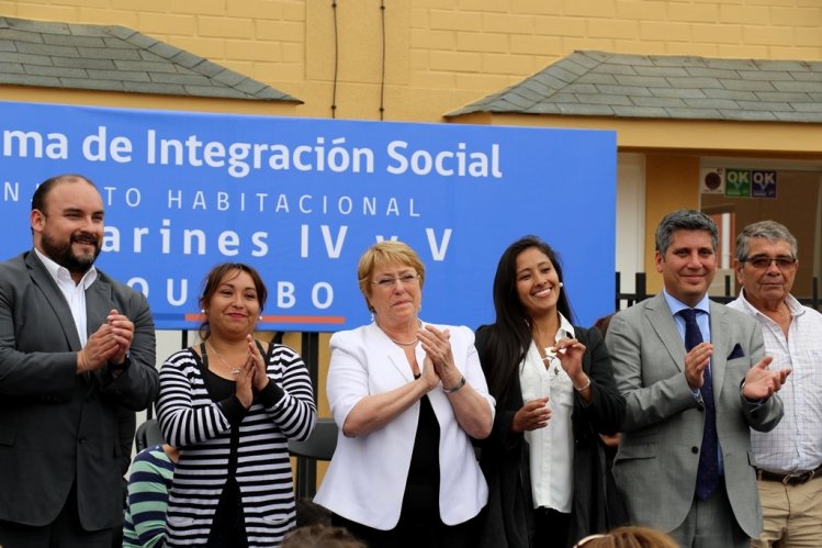 PRESIDENTA BACHELET ENTREGA PROYECTO HABITACIONAL DE INTEGRACIÓN SOCIAL A FAMILIAS DE COQUIMBO