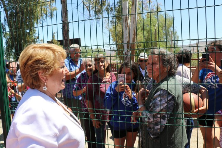 PRESIDENTA INAUGURA DOS ESTADIOS EN LA REGIÓN DE COQUIMBO