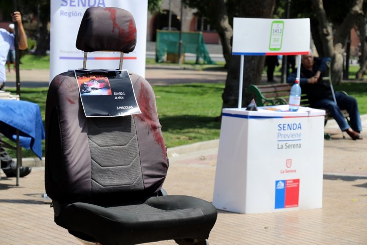 EN LA SERENA LANZAN CAMPAÑA PARA PREVENIR ACCIDENTES DE TRÁNSITO EN LAS FIESTAS DE FIN DE AÑO