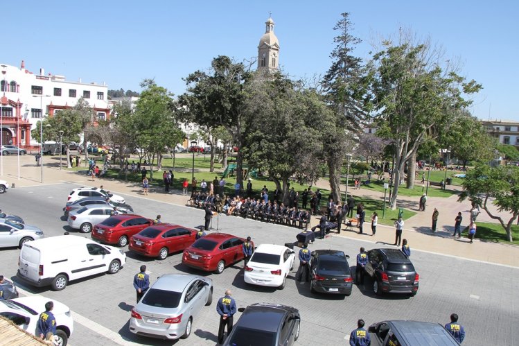 GOBIERNO REGIONAL ENTREGA 20 VEHÍCULOS NUEVOS A LA PDI Y FINANCIA MODERNO EDIFICIO INSTITUCIONAL