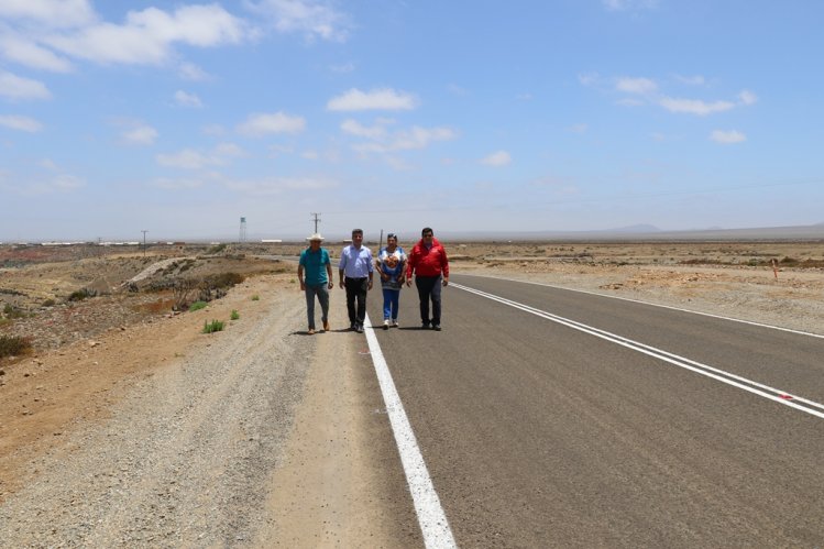 CAMINO QUE CONECTA LA RUTA 5 CON LOS CHOROS PRESENTA UN 95% DE AVANCE