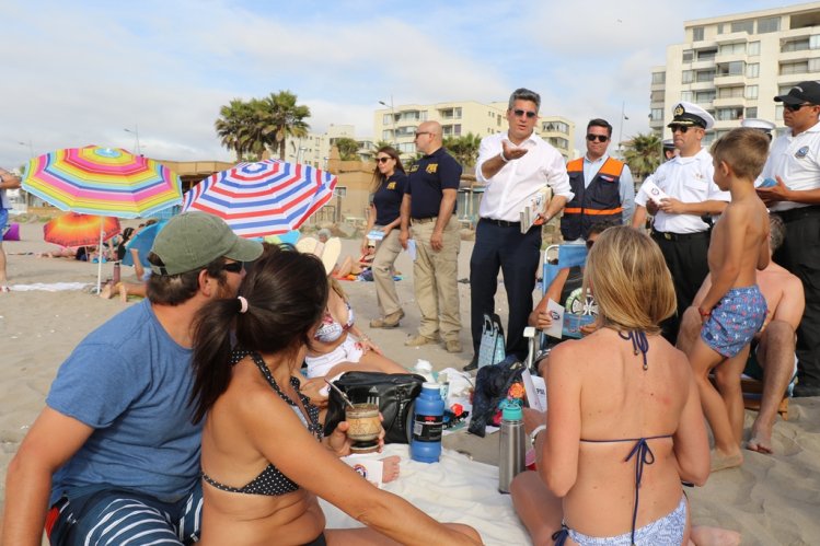 AUTORIDADES INAUGURAN CÁMARA DE TELESEGURIDAD Y LLAMAN AL AUTO CUIDADO PARA TENER UN VERANO SEGURO