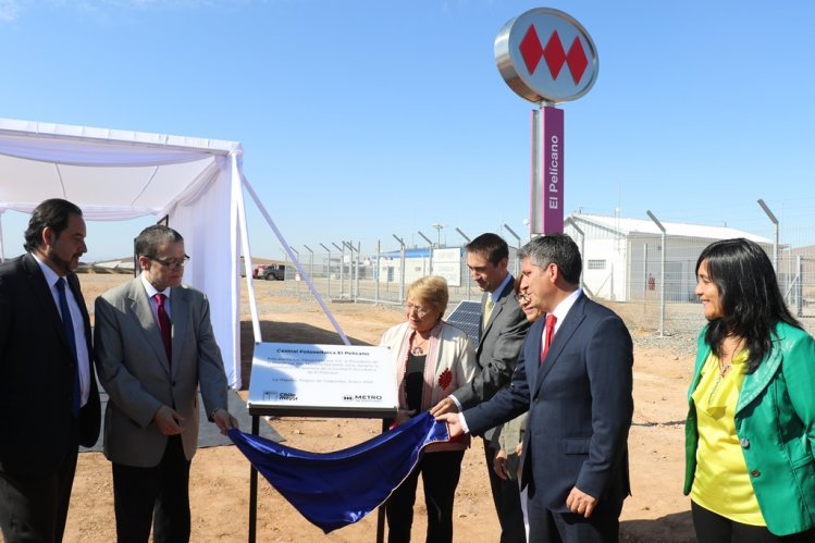 PRESIDENTA BACHELET INAUGURA LA PLANTA DE ENERGÍA SOLAR MÁS EFICIENTE DE LATINOAMÉRICA EN LA REGIÓN DE COQUIMBO