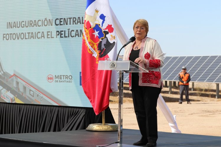 PRESIDENTA BACHELET INAUGURA LA PLANTA DE ENERGÍA SOLAR MÁS EFICIENTE DE LATINOAMÉRICA EN LA REGIÓN DE COQUIMBO