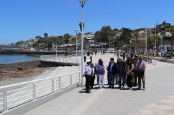 PASEO BORDE COSTERO DE TONGOY RECIBE SELLO CHILE INCLUSIVO