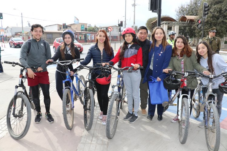 INAUGURAN CIRCUITO DE CICLOVÍAS QUE CONECTA LAS COMPAÑÍAS CON EL CENTRO DE LA SERENA