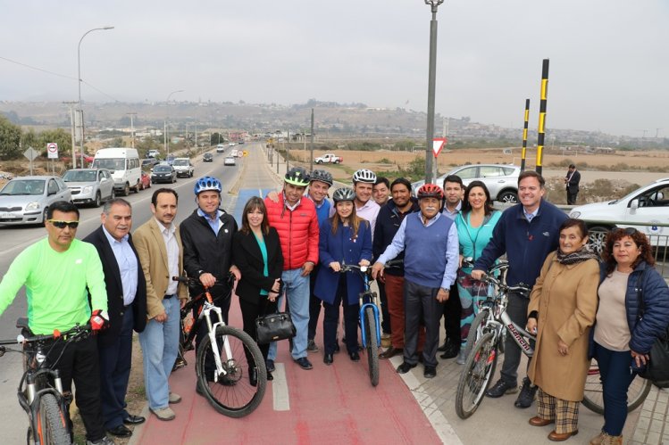 INAUGURAN CIRCUITO DE CICLOVÍAS QUE CONECTA LAS COMPAÑÍAS CON EL CENTRO DE LA SERENA