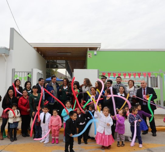 RECONSTRUYEN TRADICIONAL JARDÍN INFANTIL EN MONTE PATRIA