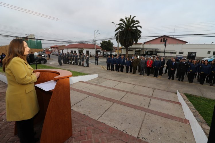 INTENDENTA LUCÍA PINTO PARTICIPA EN FORMACIÓN SOLEMNE DE LA POLICÍA DE INVESTIGACIONES