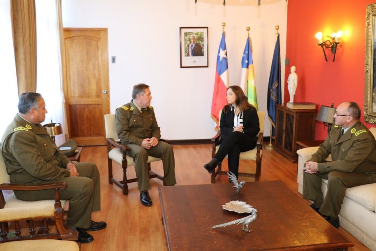 INTENDENTA LUCÍA PINTO Y GENERAL DIRECTOR DE CARABINEROS ABORDAN EL TRABAJO CONTRA EL NARCOTRÁFICO EN LA REGIÓN DE COQUIMBO