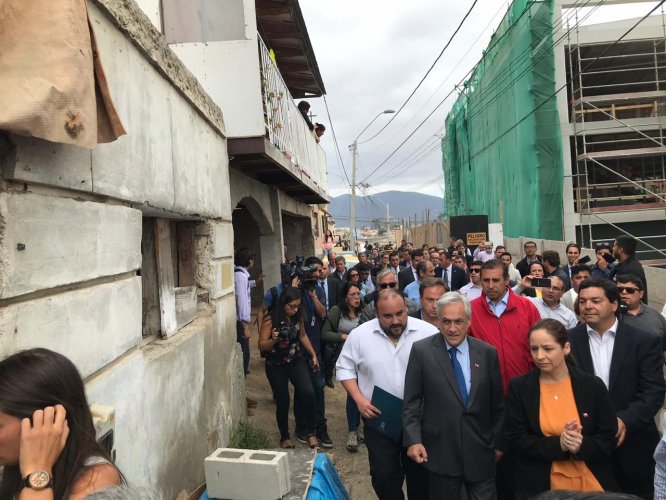 PRESIDENTE SEBASTIÁN PIÑERA ANUNCIA DESARROLLO DE UN PLAN DE RECONSTRUCCIÓN PARA LA REGIÓN