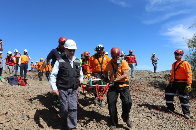 GOBIERNO IMPLEMENTA COMPLETO PROTOCOLO DE EMERGENCIAS PARA LA MINERÍA