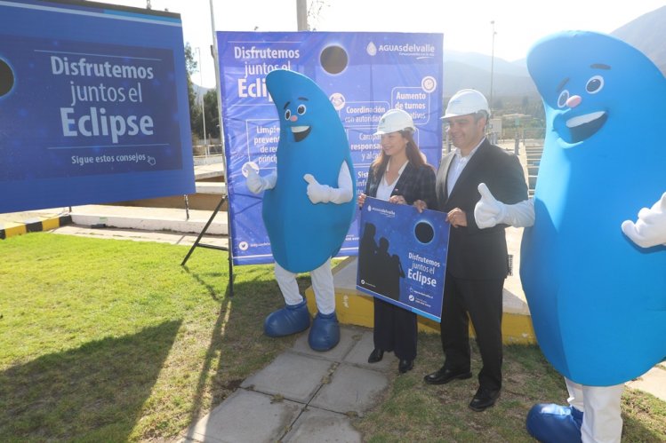 GOBIERNO Y EMPRESA SANITARIA REFORZARÁN ABASTECIMIENTO DE AGUA POTABLE DURANTE LA SEMANA DEL ECLIPSE