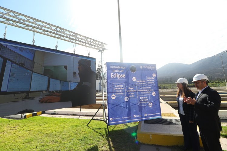 GOBIERNO Y EMPRESA SANITARIA REFORZARÁN ABASTECIMIENTO DE AGUA POTABLE DURANTE LA SEMANA DEL ECLIPSE