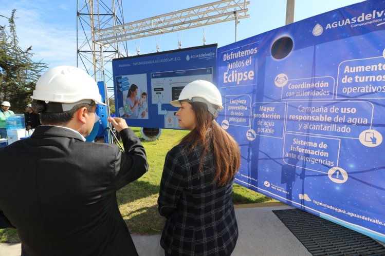 GOBIERNO Y EMPRESA SANITARIA REFORZARÁN ABASTECIMIENTO DE AGUA POTABLE DURANTE LA SEMANA DEL ECLIPSE