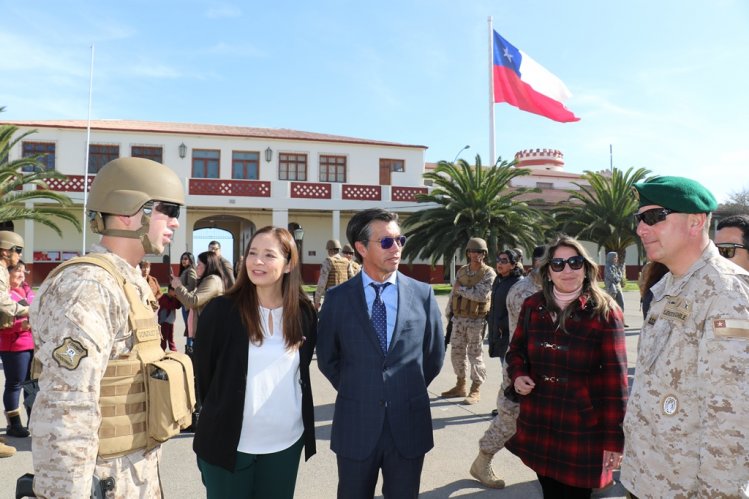 239 SOLDADOS PROTAGONIZARON LA TRADICIONAL ENTREGA DE ARMAS EN EL REGIMIENTO N°21 COQUIMBO