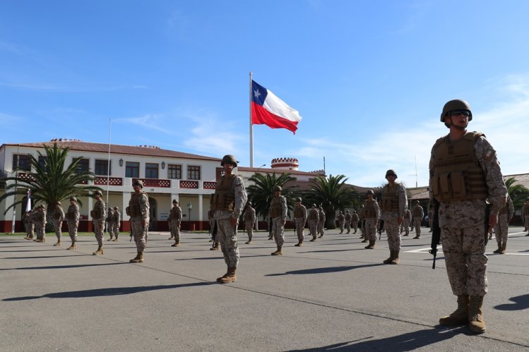239 SOLDADOS PROTAGONIZARON LA TRADICIONAL ENTREGA DE ARMAS EN EL REGIMIENTO N°21 COQUIMBO