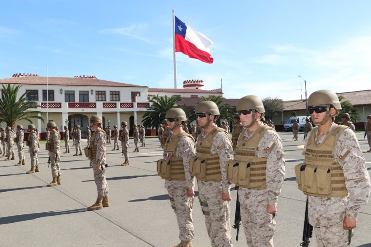 239 SOLDADOS PROTAGONIZARON LA TRADICIONAL ENTREGA DE ARMAS EN EL REGIMIENTO N°21 COQUIMBO