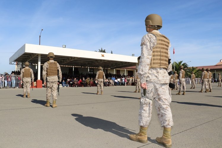 239 SOLDADOS PROTAGONIZARON LA TRADICIONAL ENTREGA DE ARMAS EN EL REGIMIENTO N°21 COQUIMBO