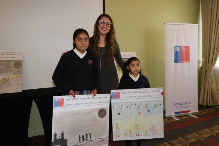 NIÑOS IMAGINARON EL ECLIPSE TOTAL DE SOL A TRAVÉS DEL DIBUJO Y LA PINTURA