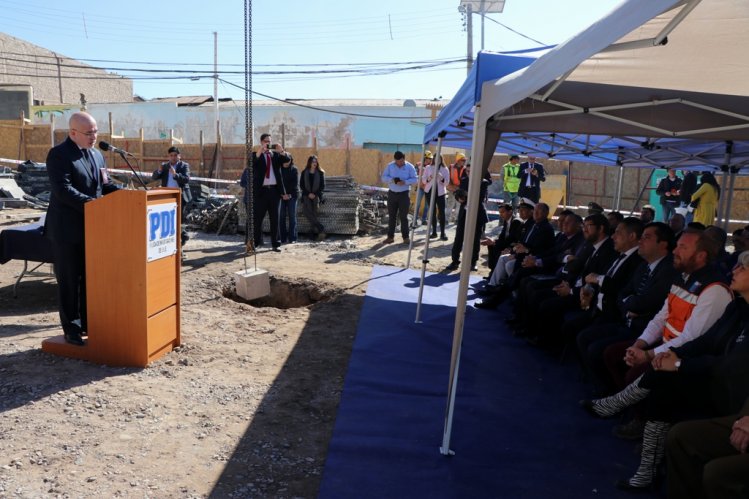 MÁS DE 30% DE AVANCE TIENE EL NUEVO EDIFICIO DE LA BICRIM EN COQUIMBO MÁS DE 30% DE AVANCE TIENE EL NUEVO EDIFICIO DE LA BICRIM EN COQUIMBO