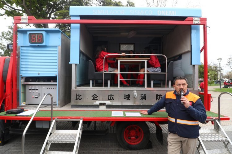 VEHÍCULO DE SIMULACIÓN SÍSMICA DE ONEMI RECORRERÁ LA REGIÓN DE COQUIMBO HASTA EL 6 DE SEPTIEMBRE
