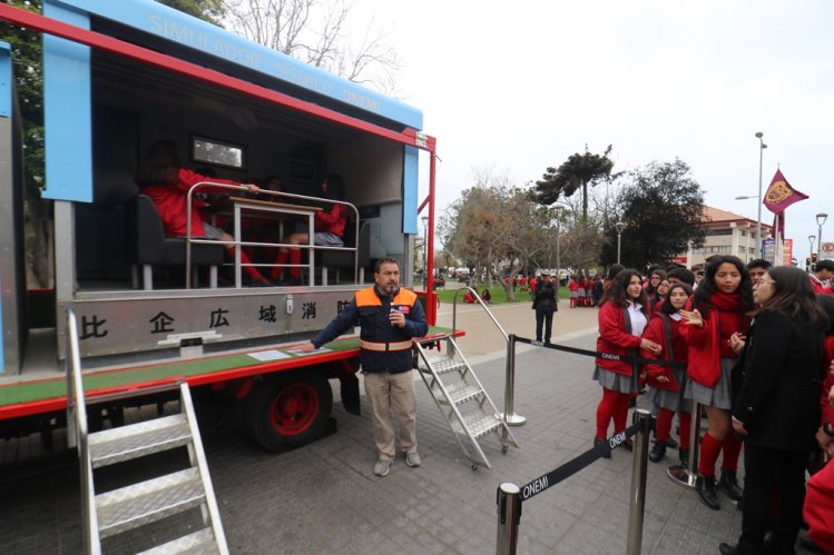 VEHÍCULO DE SIMULACIÓN SÍSMICA DE ONEMI RECORRERÁ LA REGIÓN DE COQUIMBO HASTA EL 6 DE SEPTIEMBRE
