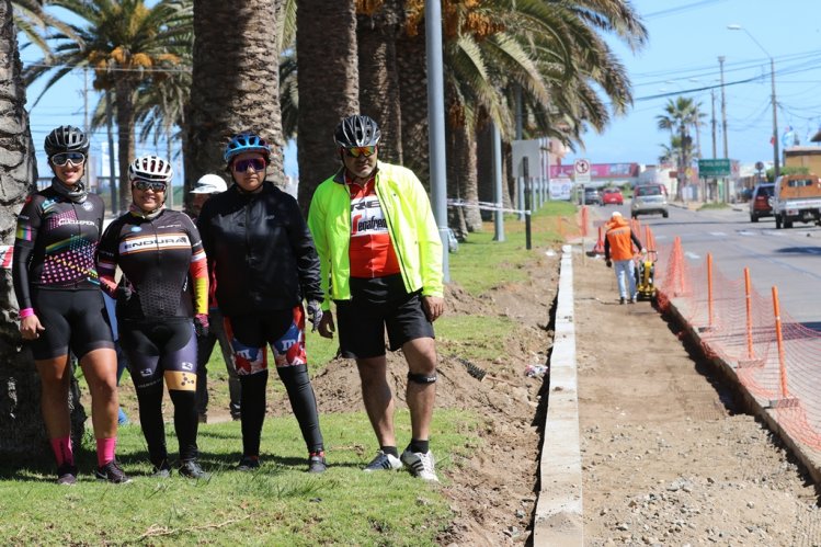 NUEVO TRAMO DE CICLOVÍAS CONECTARÁ LA RUTA 5 CON LA AVENIDA DEL MAR EN LA SERENA