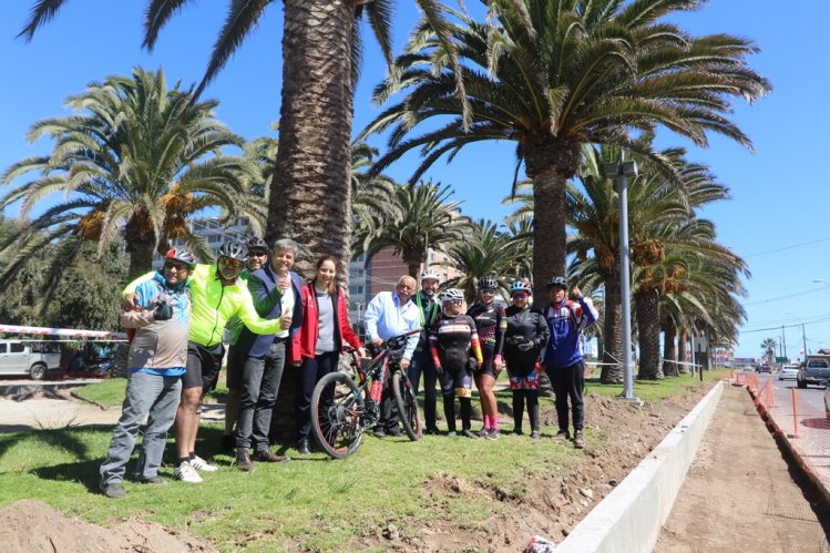 NUEVO TRAMO DE CICLOVÍAS CONECTARÁ LA RUTA 5 CON LA AVENIDA DEL MAR EN LA SERENA