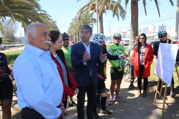 NUEVO TRAMO DE CICLOVÍAS CONECTARÁ LA RUTA 5 CON LA AVENIDA DEL MAR EN LA SERENA