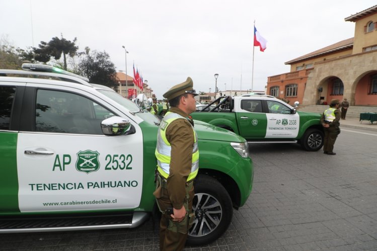 CARABINEROS RECIBE NUEVOS VEHÍCULOS POLICIALES PARA UN COMBATE MÁS EFECTIVO DE LA DELINCUENCIA