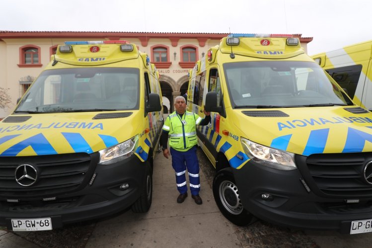 NUEVAS AMBULANCIAS REFORZARÁN LABOR DEL SAMU EN COQUIMBO, OVALLE E ILLAPEL