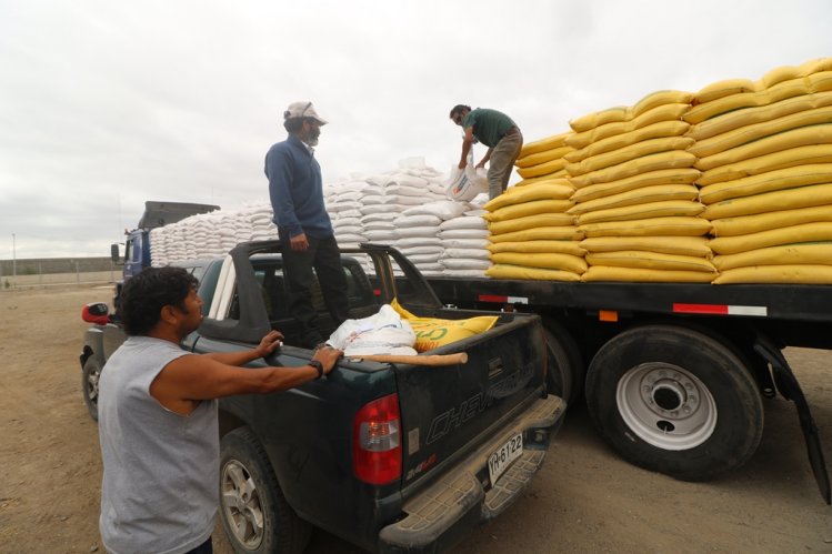 SECTOR GANADERO DE OVALLE RECIBE ALIMENTO ANIMAL PARA MITIGAR EFECTOS DE LA SEQUÍA